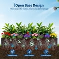 thumbnail image 4 of Twister.CK 70" x 20" Metal Raised Garden Bed Planter Box, Rectangular Outdoor Planter without Bottom, Snap-On Assembly for Patio, Garden or Balcony, Black, 4 of 8