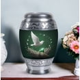 thumbnail image 4 of White Dove Large Urns For Human Ashes - Bird Urn - Urn For Ashes For Women - Urns For Human Ashes Adult Male - Cremation Urn Human Ashes - Large Human Urn - Dove Urns For Human Ashes (Size - 10inch), 4 of 5