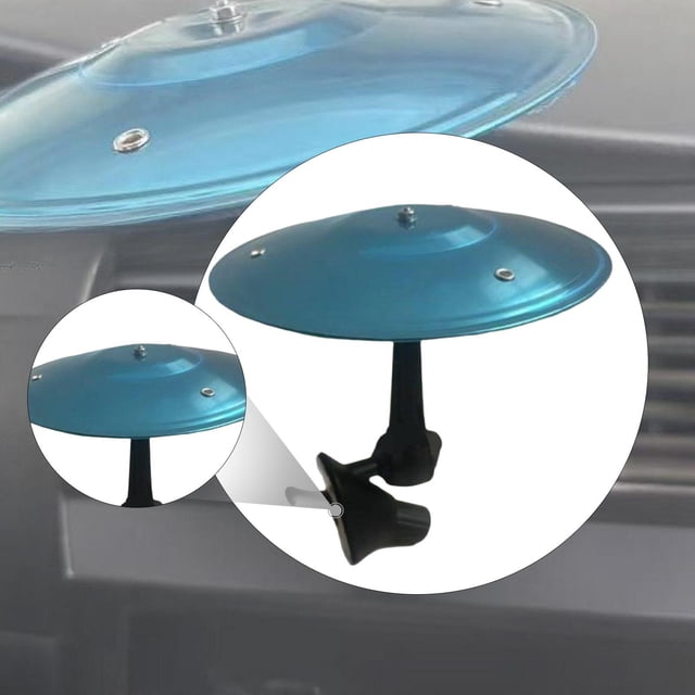 Platillo compacto para coche con ventilación para amantes de la música, músicos y bateristas. 190 milímetros