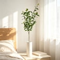 thumbnail image 5 of Autumn Artificial Leaf Branches Bendable Iron‑wire Stems Realistic Foliage Reusable Thanksgiving Indoor Outdoor Floral Decor Supplies Green, 5 of 6