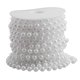 thumbnail image 1 of EeaseMX Guirnalda de perlas acrílicas de 10 m, cadena de carrete para decoración de bodas, ramos de novia y fiestas (blanco), 1 of 7