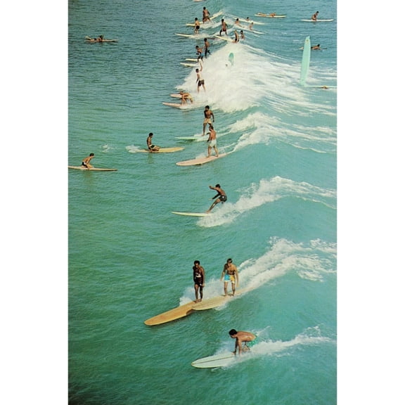 Art.com Surfing Art Print, 12" x 18"