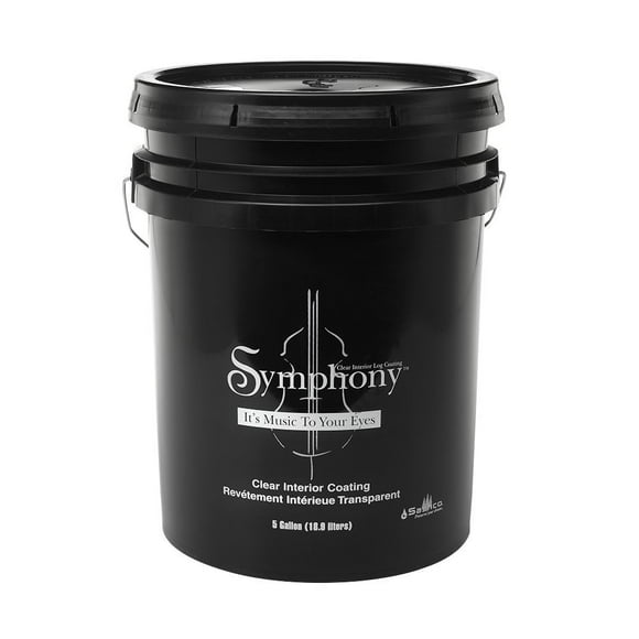 Sashco Symphony Interior Clear Coat, 5 Gallon Pail, Satin (Pack of 1)