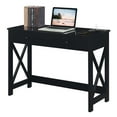 thumbnail image 2 of Convenience Concepts Oxford 1 Drawer 42-inch Desk with Charging Station, Black, All Ages, 2 of 8