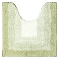 thumbnail image 1 of REGALWOVEN Alfombra de baño suave y absorbente, antideslizante, en forma de U y rectangular, color verde, 20" x 32", 1 of 7