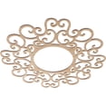 thumbnail image 2 of 40"OD x 15 1/4"ID x 3/8"T Reims Wood Fretwork Pierced Ceiling Medallion, Alder, 2 of 3