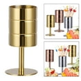 thumbnail image 6 of balikha Cocktail Picks with Holder Stainless Steel Buffet Decoration Drink Picks Appetizer Skewers for Wedding Cupcake Dessert Olives gold, 6 of 9