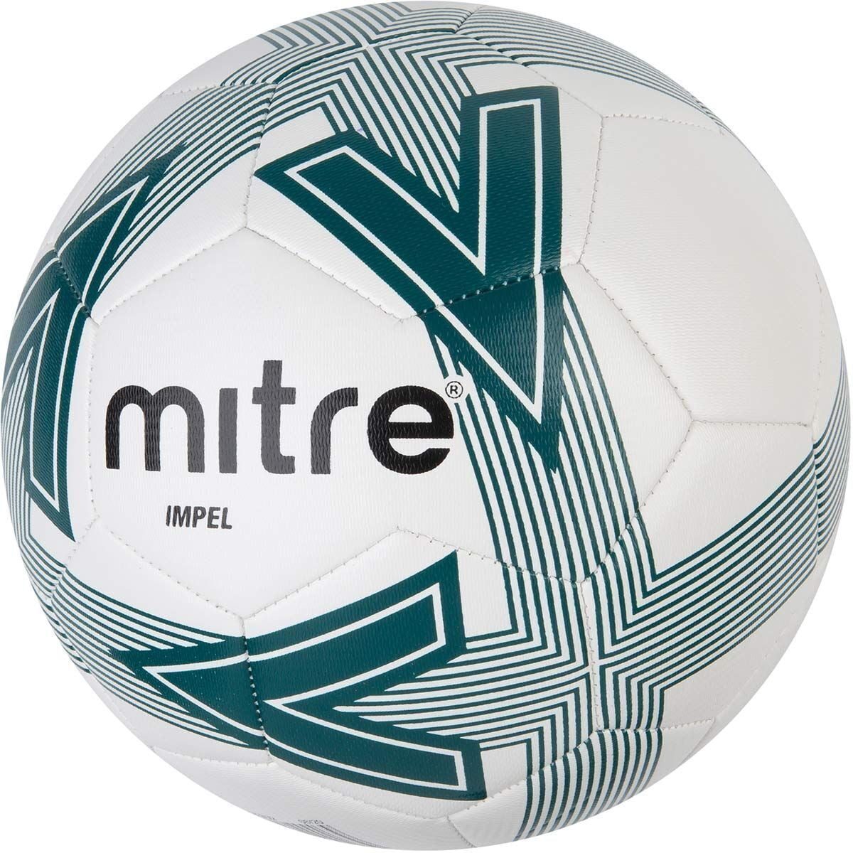 Mitre Football Impel Training Ball 30 Panel Construction Yellow White Size 3 4 5 