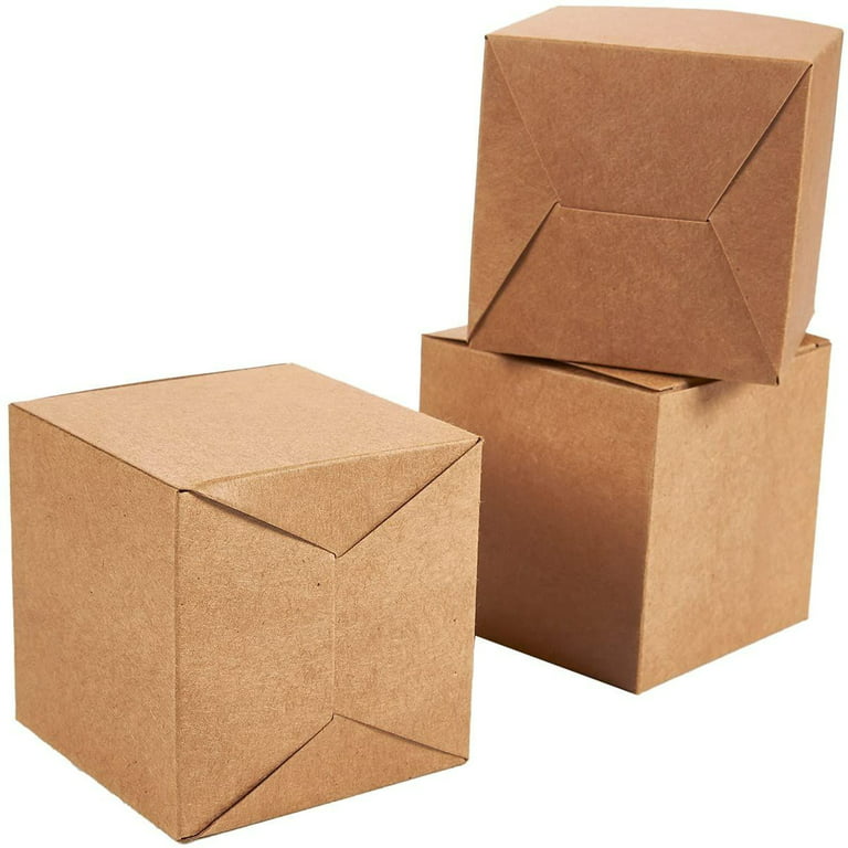 12 Pieces Brown Kraft Cardboard Boxes Gift Wrap for Christmas Holiday,  Festive Xmas Wrapping Shirt and Lingerie Cupcake DIY Boxes -  lafiestadowntownla