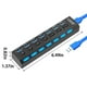 thumbnail image 3 of Hub USB 3.0 onlyliua Divisor Multiusb Adaptador de Corriente Expansor de 7 Puertos, 3 of 7