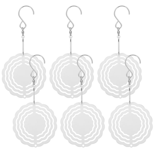 unbranded 6Ud Adorno Giratorio De Aluminio Para Sublimación Resistente Y Decorativo
