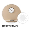 thumbnail image 3 of LOLIPPYY Transparent Acrylic Clock Pattern Template Set for Router Inlay Crafting and Clock Making Projects, 3 of 8