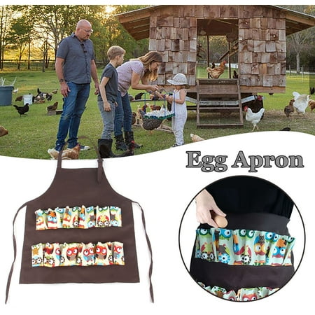 

Farm-house Farm Kitchen Home Collecting Apron Antifouling 12 Pockets