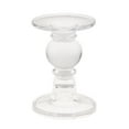 thumbnail image 3 of Dualoai Elegant Glass Tea Light Candle Holder Table Long Stand Handed Votive Pillars Candelabra Candlestick Home Tabletop Desktop S, 3 of 6