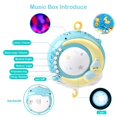 thumbnail image 6 of Baby Musical Crib Mobile with Projector and Night Light 150 Music Timing Function Take Along Mobile Music Box and Rattle Gift for Toddles, 6 of 9