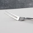 thumbnail image 4 of 2 tenedores para servir, tenedor para carne de dos púas, herramienta de cocina de acero inoxidable con pulido de espejo, apto para lavavajillas, 9,44 pulgadas, plateado, 4 of 5