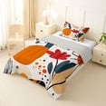 thumbnail image 2 of Erosebridal Modern Abstract Aesthetic Twin Comforter Sets,Colorful Flowers Bedding Set For Men Women, Reversible 2-Piece, 2 of 7