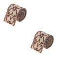 thumbnail image 1 of kurtrusly Wide Woven Border Ribbon Beautifully Embroidered 5 Meters/ 5 Yds Jacquard Trim Color 6cm x 5M 2Set, 1 of 6