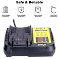 thumbnail image 4 of Cargador de batería Biswaye DCB112 de 20 V como máximo compatible, 4 of 9
