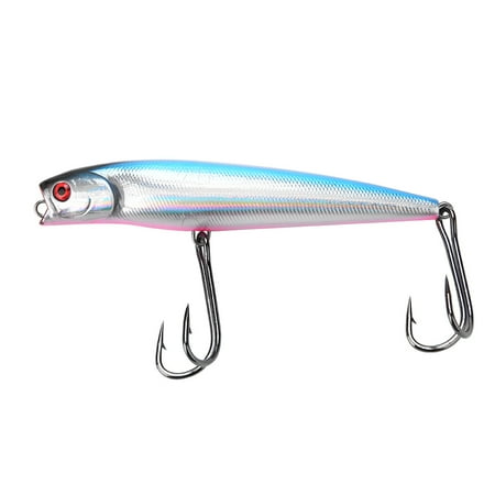 Fishing Hard Lures with Sharp Chicken Feet Hook Artificial ABS Swimbait Floating Bait B-03