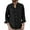 Black, variant on Bcfgryg Cardigan T Shirt For ManLong Sleeve Outdoor Loose Fashion T Shirt Men's Slim Fit Dress Shirts