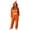 56#Yellow, variant on Women Halloween Jack O Lantern Graphic Flannel Oversized Hooded One Piece Jumpsuit Zip Cosplay Loungewear With Side Pockets White M