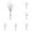 5pcs, variant on Christmas Tree Picks,11.8 Inch Artificial Clear Crystal Stem,Holy Berry Ornaments for Wreath, Xmas Tree Decor, Holiday Winter Home Wedding Decor, DIY Crafts