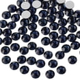 thumbnail image 1 of Beadsland 1440 piezas de diamantes de imitación de cristal con parte trasera plana, gemas redondas, 1,3 mm-6,5 mm, negro (SS16 (3,8-4,0 mm)), 1 of 4