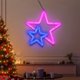 thumbnail image 4 of Letreros de neón de estrellas, luces de neón rosas para decoración de paredes, luces decorativas que funcionan con pilas o alimentadas por USB, decoración de paredes para cumpleaños, 4 of 5
