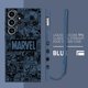 thumbnail image 3 of Marvel Logo Case for Samsung Galaxy S21 Ultra S22 Ultra 5G S23 S20 FE S24 Plus S22 Ultra S21 Luxury Square Liquid Cover, 3 of 5