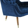 thumbnail image 5 of Modway Suggest Button Tufted Performance Velvet Lounge Chair in Navy, 5 of 6
