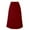 Rose Red, variant on Women's High Elastic Waist Pleated Mid A Line Swing Skirt Pleated Midi Skirt Flowy Flared Design Suitable for All Seasons
