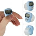 thumbnail image 1 of pitrice Digital Counter 0-99999 Hand Held Electronic Counter 5 Digits LCD Mini Counting Tool, Dark Blue, 1 of 6