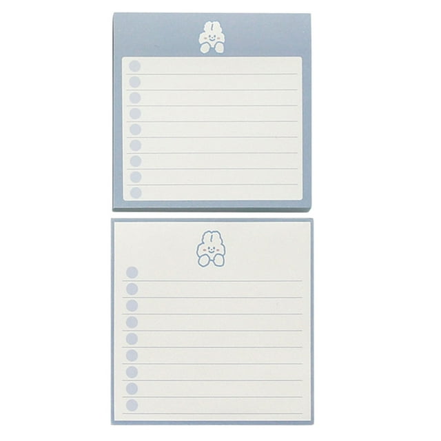 Shisuyan 2 Pcs Bloc-Notes Adorable pour Étudiants Mignons pour Planification et Écriture Fluide pour Bureau