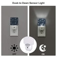 thumbnail image 3 of Pofeuu Vintage Marine Print Night Lights Plug into Wall with Dusk-to-Dawn Light Sensor, LED Nightlight for Bathroom, Adult, Hallway-US, 3 of 7
