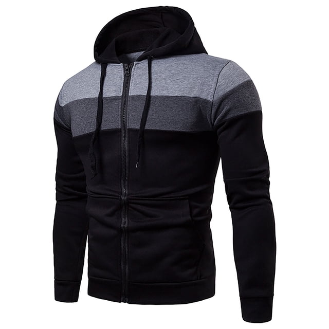 Otoño e invierno Nuevo producto Color a juego Moda Cremallera Casual Hombres Suéter deportivo Pompotops oipoqjl16390
