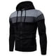 thumbnail image 1 of Otoño e invierno Nuevo producto Color a juego Moda Cremallera Casual Hombres Suéter deportivo Pompotops  oipoqjl16387, 1 of 6
