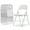 White, variant on 6 Pack Folding Chairs with Padded Cushion, Portable Stackable PVC Chairs with Metal Frame, Commercial Foldable Chairs for Office Wedding Kitchen Dining, 330lb Capacity, White