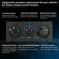 thumbnail image 4 of Módulo de control climático de calefacción de aire acondicionado Unique Bargains para Nissan Frontier NP300 Navara D40 2005-2007 2010-2014 Panel de interruptores HVAC No.27510-EB700, 4 of 7