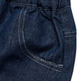 thumbnail image 5 of KAUOD Girls Wide Leg Jeans Kids Baggy Elastic Waist Casual Denim Pants with Pockets Kids Toddler Casual Washed Pants, 5 of 9