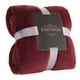 thumbnail image 1 of Tasthrow Manta Grande De Franela De Forro Polar De 60 A 80 Pulgadas – Acogedora Manta Gruesa Y Ligera – Adecuado Para Todas Las Estaciones Para Mujeres, Hombres Y Niños (Borgoña), 1 of 1