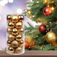 thumbnail image 2 of Darzheoy 24Pcs Christmas Balls Ornaments Christmas Xmas Tree Bauble Hanging Home Party Ornament Decor 60mm, 2 of 5
