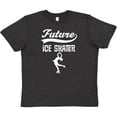 thumbnail image 3 of Inktastic Future Ice Skater Girls Skating Youth T-Shirt, 3 of 5
