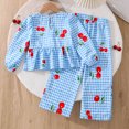 thumbnail image 5 of Zshosam Baby Clothes Unisex Winter Toddler Girl Clothes Floral Printed Sweatshirt Pants 2Pcs Fall Outfits Set Size 4T 5T,(Blue 4-5 Years), 5 of 7