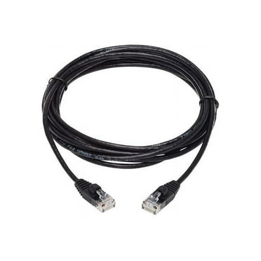 TRIPP LITE N261-S10-BK 10 ft. Cat 6A Black 10G Snagless Molded Slim UTP Ethernet Cable (RJ45 M/M)