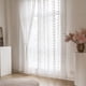 thumbnail image 5 of cortina,Cortinas de tul blanco, cortinas de tul de dormitorio de transmisión de luz pura bordadas Adepaton BST3010978, 5 of 7
