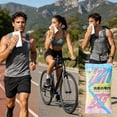 thumbnail image 6 of Feledorashia Cooling Towel, Refreshing Wet Wipes, Portable Cold Sensation Cloth for Outdoor Sports and Travel, Soft Non-Woven Fabric, Compact and Lightweight for Daily Skin Refreshing, 6 of 6