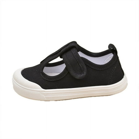 

Boys Girls Breathable Lightweight Canvas Shoes Comfy Non-Slip Sneakers Spring And Summer