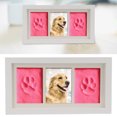 thumbnail image 4 of Paw Print Frame Kit, Long Lasting Memorial Ink Pad Paw Print Keepsake Kit DIY For Cats ANGGREK Descripción de la referencia, 4 of 5