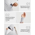 thumbnail image 5 of Baleaf Women's Sun Jacket with Removable Brim UPF 50+ Lightweight UV SPF Shirts Long Sleeve Full Zip Up Hoodie Outdoor Hiking Light Gray L, 5 of 7